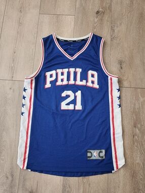 Philadelphia 76ers Sixers Joel Embiid #21 Basketball Jersey NBA Fanatics Size S